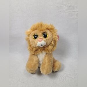 Ty Beanie Boos 6" Louie The Lion Plush Stuffed Animal- NWT